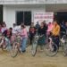 Local government provides bicycle to underprivileged girls