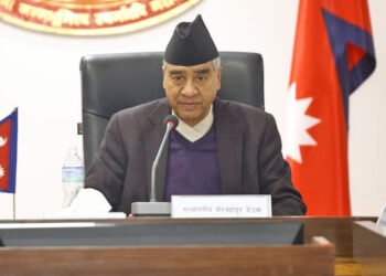 NC President Deuba instructs ministers from party to make the govt’s works effective