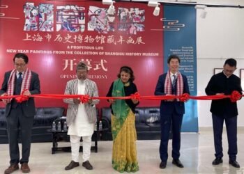 Exhibition of paintings begins on Chinese New Year