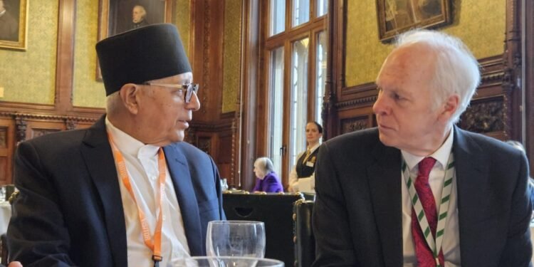 Leader Koirala, former UK Secretary of State for Foreign Affairs, Cleverly, meet