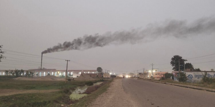 Smoke bellowing from ‘plant’ affects environment