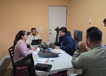 Mobile consular camp in Surrey, British Columbia