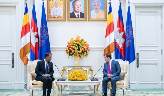 Ambassador Oli pays courtesy call on Cambodian Prime Minister