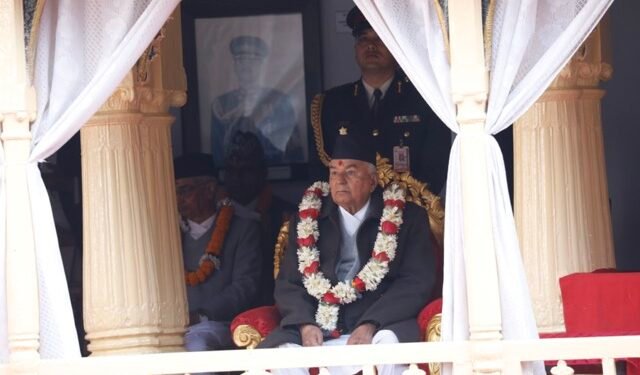 President Paudel attends Basanta Shrawan ritual