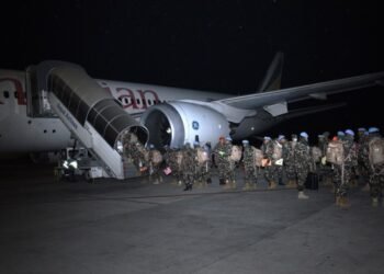 NA Peacekeepers leave for South Sudan