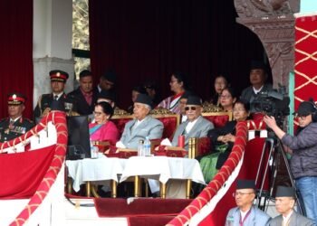 President observes Mahashivaratri and Army Day feu-de-joie in Tundikhel
