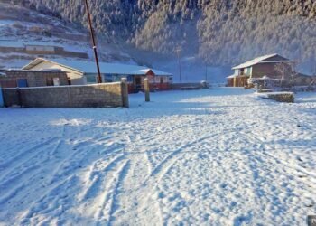 Snowfall in Dhorpatan