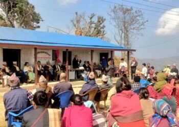 Health unit set up at Lungthung of Bhojpur