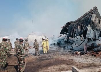 Fire at ply industry yet to be taken under control