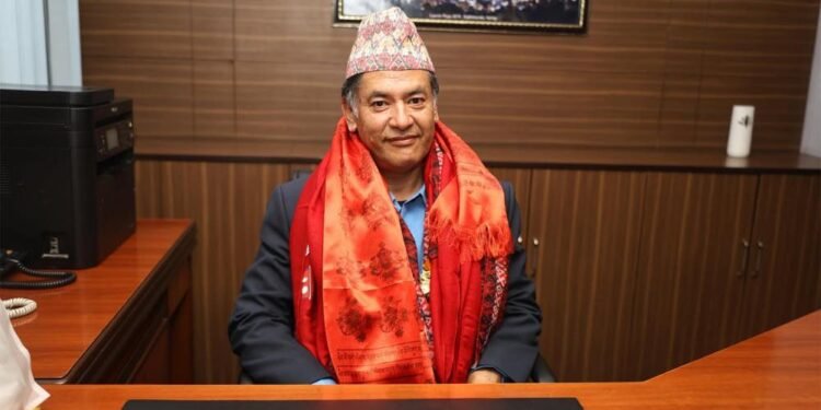 NEA newly-appointed Executive Director Shakya takes oath of office