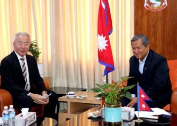 Japan’s new ambassador Maeda calls on Minister Gurung