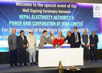 Nepal-India sign MoU on cross border transmission line development