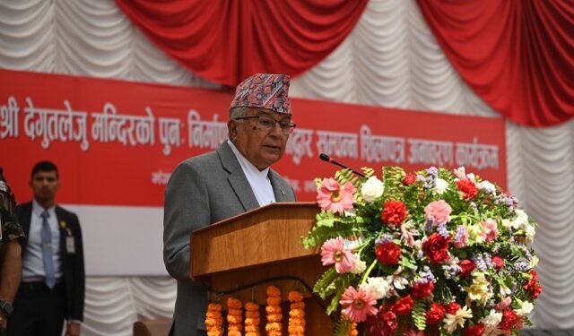 Preservation of historical heritages is our common responsibility: President Paudel