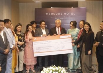 Mercure Kathmandu provides monetary support to Cancer Care Nepal