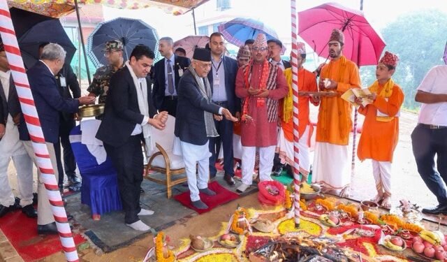 PM lays foundation stone for Dhulikhel Hospital’s Trauma and Emergency Center