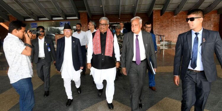 Indian Forest Minster arrives for Sagarmatha Sambaad