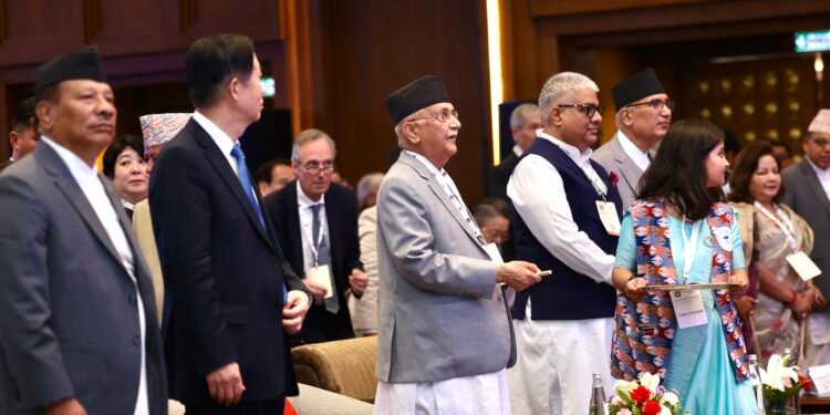 PM Oli inaugurates Sagarmatha Sambaad