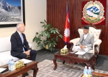 Japanese ambassador pays courtesy call on PM Oli