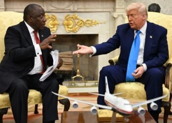 Trump ambushes S. African president over ‘genocide’ accusation