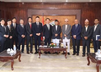 PM Oli and Korea Railroad Corporation Chair hold meeting