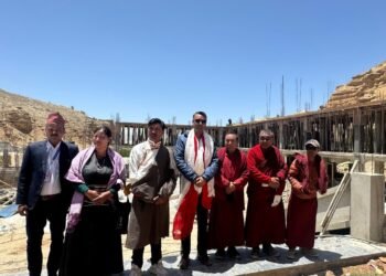Foundation stone laid for the construction of Hostel Building and Canteen Block for Shree Dibya Deep Secondary School