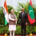 PM Modi arrives in Maldives, received by President Muizzu other senior leaders