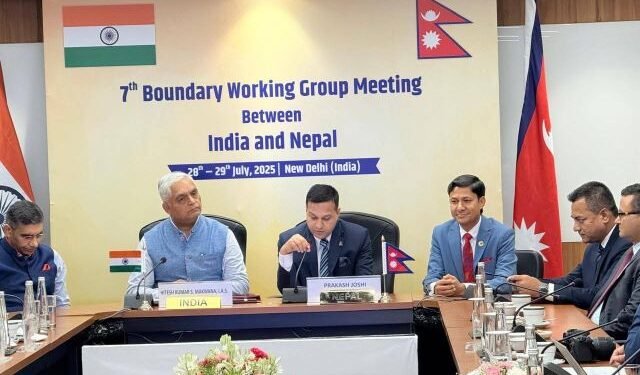 Nepal, India adopt updated modalities of boundary pillars inspection, repair