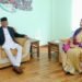UML Chair Oli and former President Bhandari hold meeting