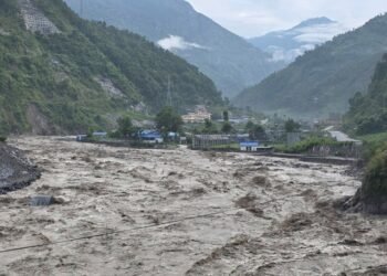 Bhotekoshi River flooded again