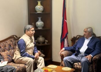 Indian Foreign Secretary discuss bilateral issues with NC President Deuba