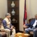 Indian Foreign Secretary discuss bilateral issues with NC President Deuba