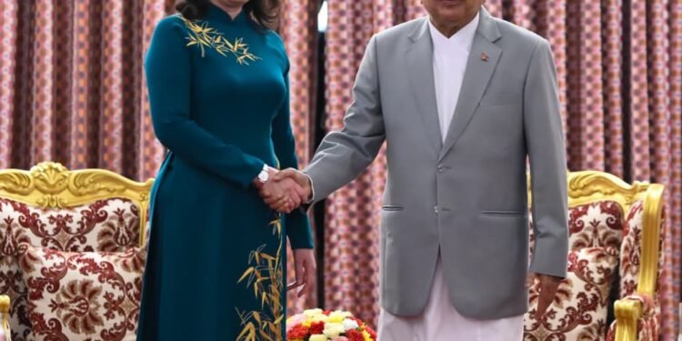Vietnam’s VP Xuan pays courtesy call on President Paudel