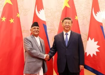 PM Oli in China, bilateral talks with President Xi