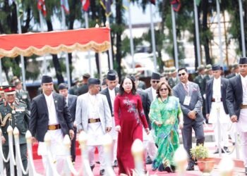 Vietnam’s Vice President Xuan arrives