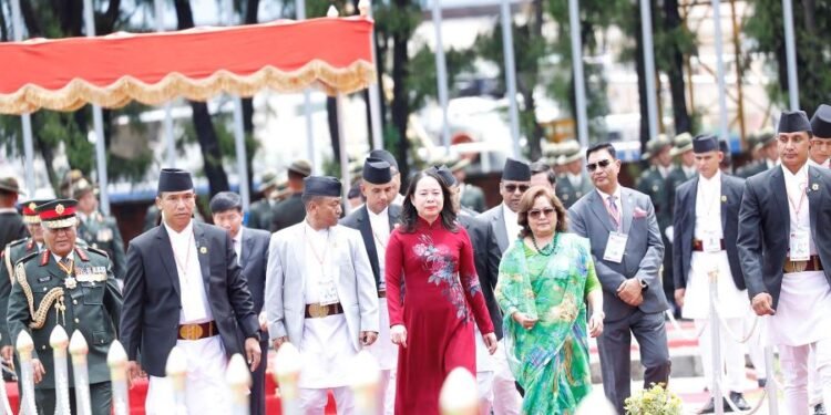 Vietnam’s Vice President Xuan arrives
