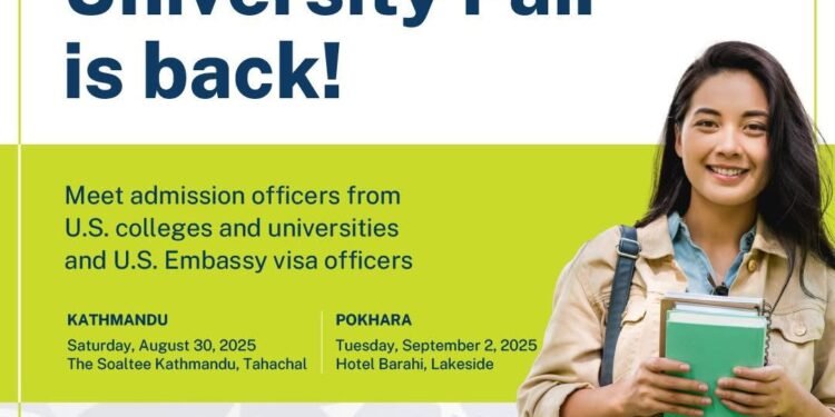 U.S. Embassy and USEF-Nepal Announce 20th EducationUSA University Fair in Kathmandu and Pokhara