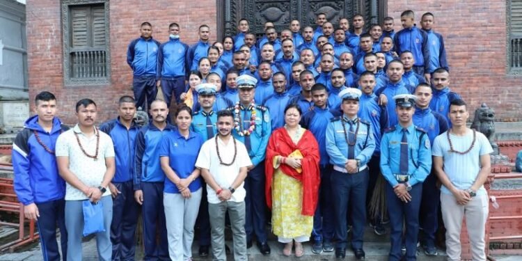 Hundreds of participants including senior police officers participate in Pashupatinath Temple Area Cleaning Campaign