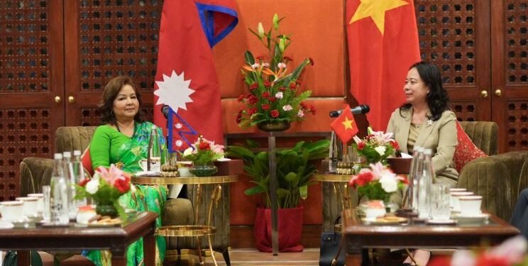 Foreign Minister Dr Rana calls on Vietnamese Vice President