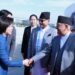 PM Oli arrives China; to meet with President Xi today