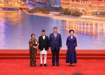 PM Oli attends banquet hosted by Chinese President