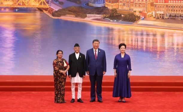 PM Oli attends banquet hosted by Chinese President