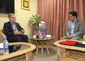 US Ambassador to Nepal calls on Industry Minister Bhandari