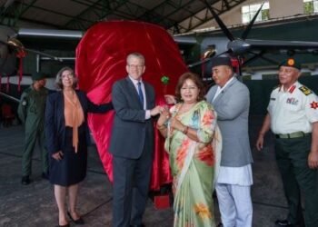 U.S. Hands Over Two New M28 Skytrucks to Nepali Army