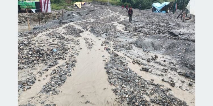 Significant flood blocks Mid-Hill Highway in Baglung