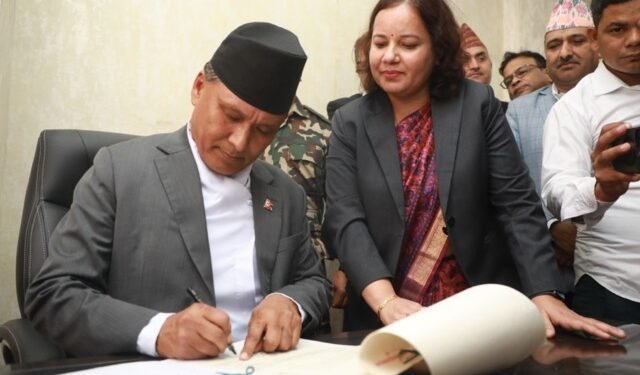 Energy Minister Ghising assumes office, pledges works for reconstruction