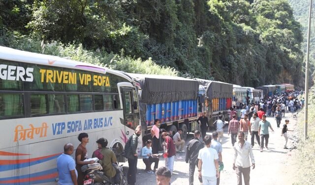Obstructed Prithvi highway resumes