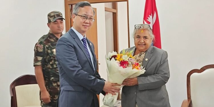 Chinese Ambassador pays courtesy call on PM Karki