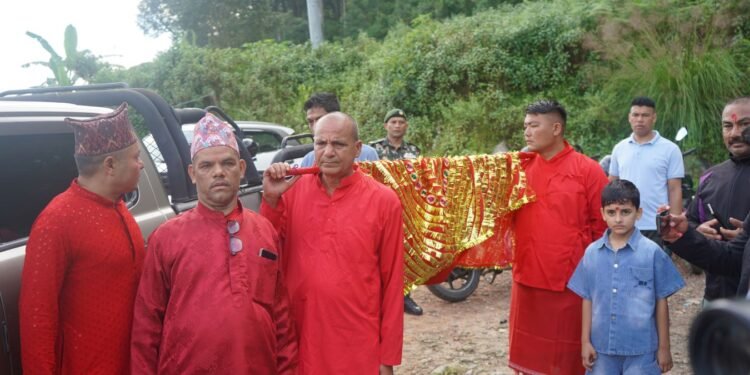 Fulpati sent to Kathmandu from Gorkha
