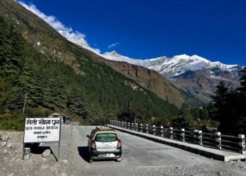 Kaligandaki Corridor: Motorable bridge constructed over Setokhola stream