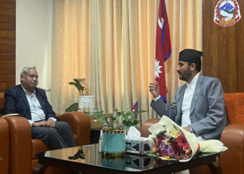 Indian Ambassador calls on Communications Minister Kharel
